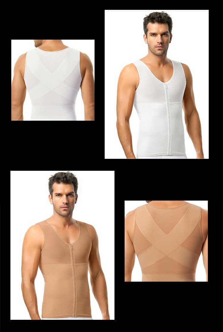 Hoa Kỳ Leonisa Nam Corset Eo Bụng Nâng lưng Hình dạng Tank Top Thu / Đông Đồ lót nhiệt bộ quần áo lót định hình