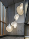 Italian Overlap Silk Chandelier Designer Creative Wabi-Sabi Style Living Room Dining Room Bedroom Staircase Lamps