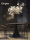Rome Andreea Braesc Gingko Modern Living Room Staircase Dining Room Lamp Ginkgo Leaf Ceramic Chandelier
