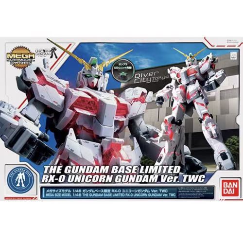 Bandai Mega Size Rx-0 Unicorn Gundam Ver.Twc Base Limited Edition Bandai Mega Size Rx-0 Unicorn Gundam Ver.Twc Base Limited Edition