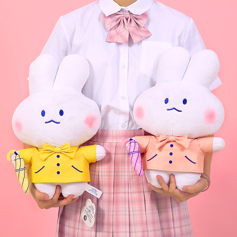 Famous Creator Soft Cute Rabbit Mongmong Rabbit Plush Paparazzi Doll Cherry Blossom Cute Couple Cloth Doll Doll