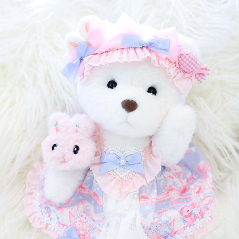 TeddyTales Lena Bear Clothes Medium 30cm Handmade Teddy Bear Doll Doll Accessories Hand Made
