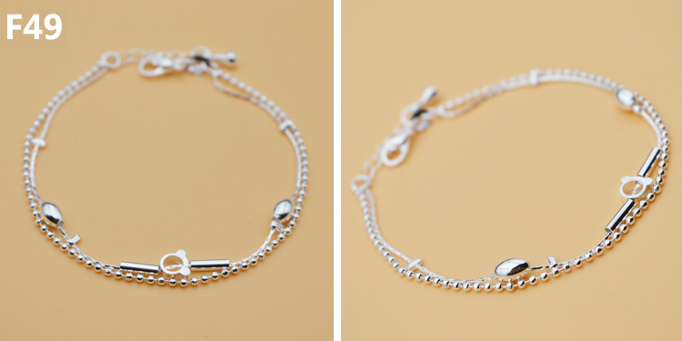 Chaine de cheville Femme OTHER en Argenterie - Ref 3102380 Image 24