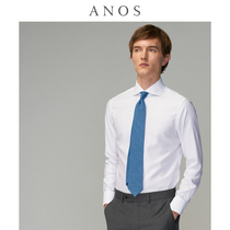 ANOS imitation silk 80 double stock free of ironing fabric Windsor Business casual shirt suit for body lining man