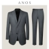 ANOS Jarnos Vải Merino Úc Vải Ý Slim Fit Sọc Suit Suit Nam - Suit phù hợp quần âu nam Suit phù hợp