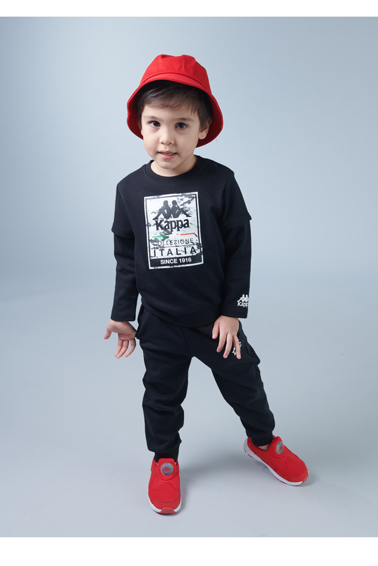 Kappa 背靠背 18年秋季新款 男女儿童运动休闲套装 天猫优惠券折后￥149包邮（￥199-50）3色可选