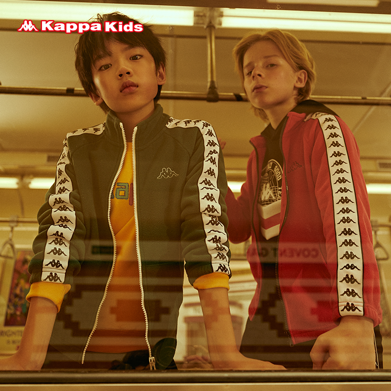 kappa kids 21年秋 亲子款 摇粒绒外套 天猫优惠券折后￥109包邮（￥149-40）120~180码多色可选