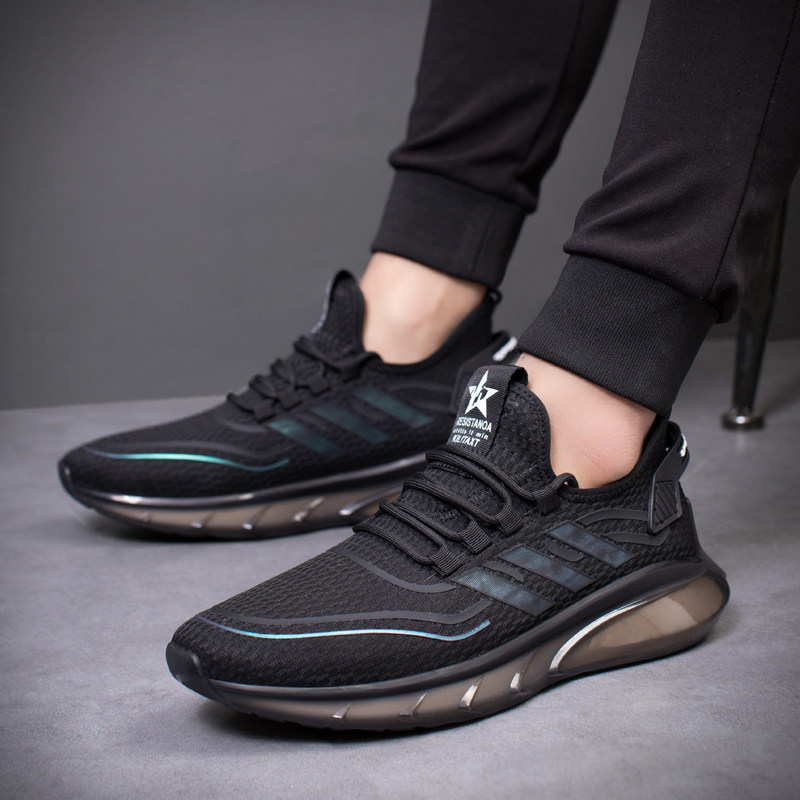 Men's shoes 2023 new spring mesh shoes mat coconut fly tide running breathable boys sports shoes