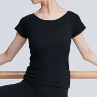 Черный круглый вырез – короткие рукава [освежающий модал]