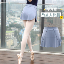 Adult Ballet Dresses Womens Practice Body Suit Summer Dance Group Half Body Dress Teacher Yarn Dress Practice Dance Small Short Dress