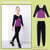 Детская демисезонная спортивная одежда, раздельный лонгслив, бархатный танцующий комплект