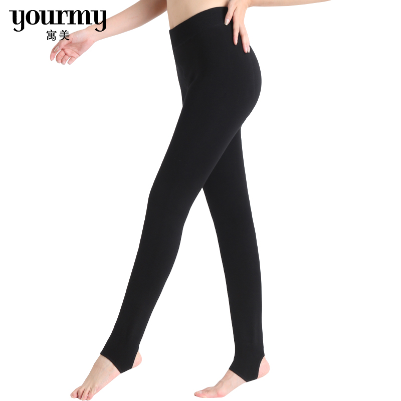 ym allegory comfort pants 2969 stepped foot 90% Dual-use female winter special thick warm and thin beating bottom integrated pants