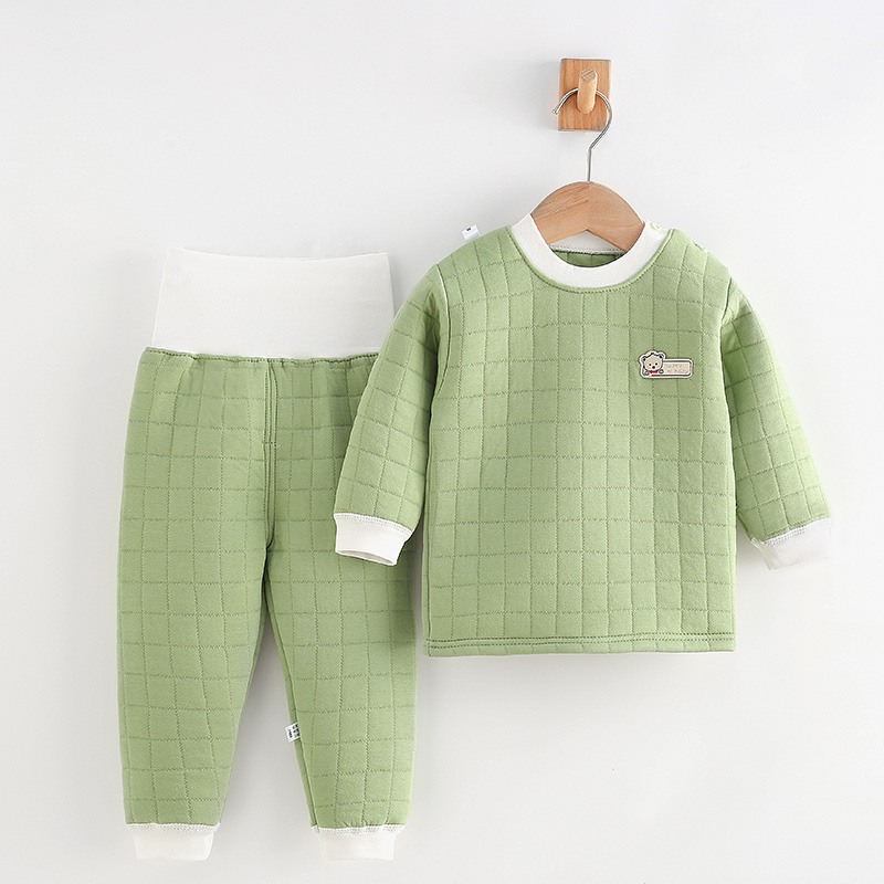 Baby Autumn Winter Suit Baby Warm Clothes Children Warm Inner Jacket Cotton Thickened Male Girl Winter Cotton Clothes