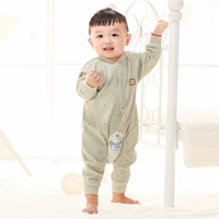 Quần áo trẻ em cotton không romper 3-6-9-12 tháng Nam và nữ Babyies 1-2 quần áo mùa xuân và mùa thu quần áo sành điệu cho be gái