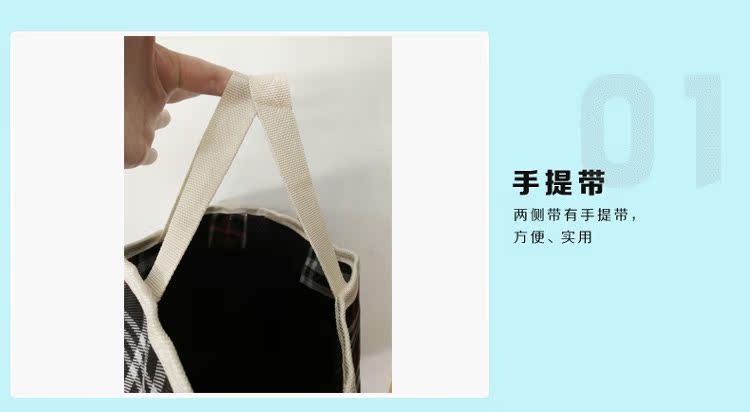 Panier pour vélo GOGO en toile - Ref 2267902 Image 8