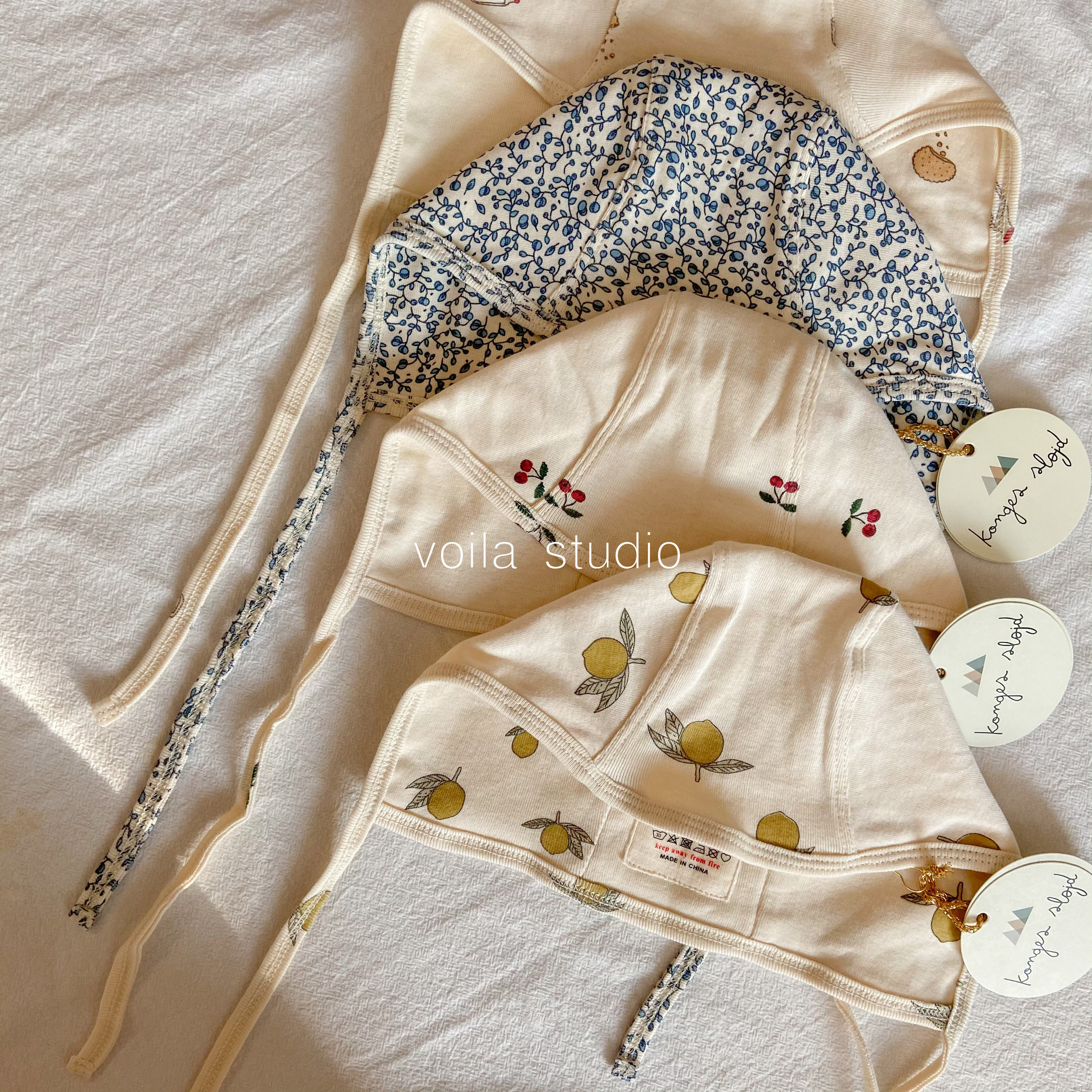 ins baby fetal hat pure cotton baby earmuffs flying hat spring, autumn and winter windproof hat Nordic Danish style ks custom