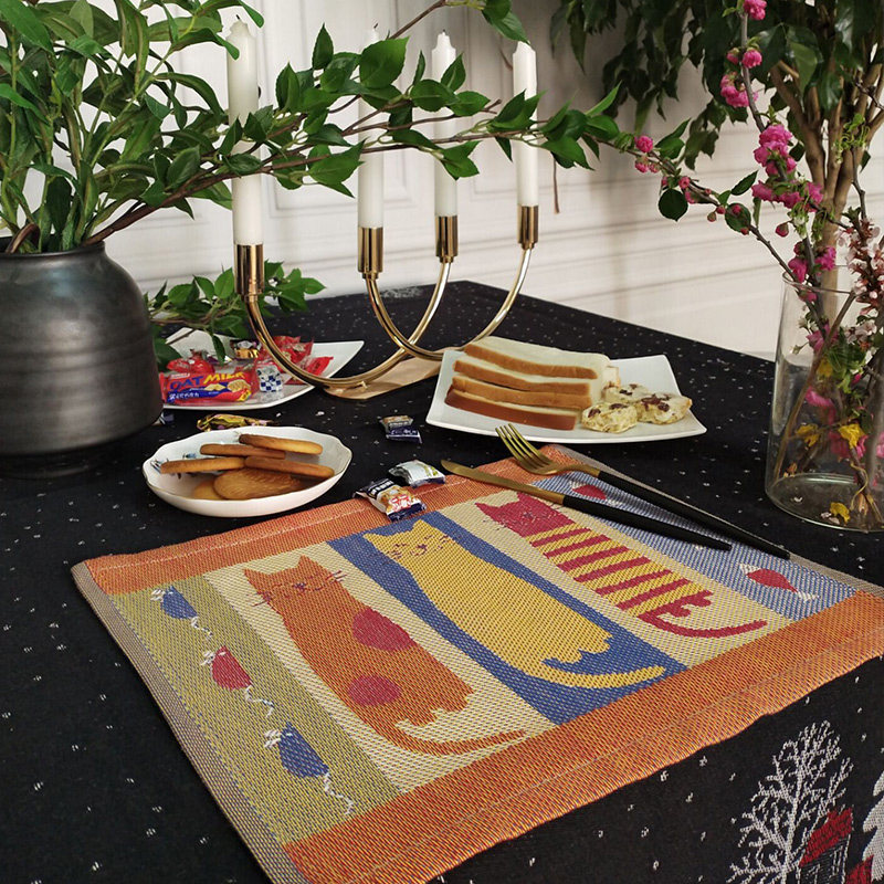 Swedish Ekelund Full Cotton Small Square Towel Wipe Handtowel Tea Towels Cup Mat Water Absorbent Cover Towels Small Tablecloths 35 * 25cm