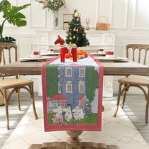 Swedish Ekelund Mminmoomin Table Flag Nordic All-cotton Cute Children Cartoon Cartoon Table Mat Dining Mat
