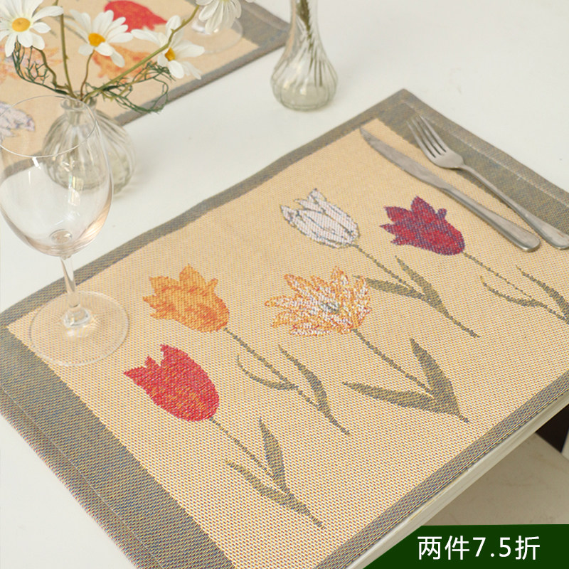 Ekelund Sweden designed European - style water - absorbing table vase mat - cotton tableware insulation cup mat