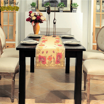 Swedish Ekelund American Dining Table Flag Tea Table Cloth Chinese All-cotton Jacquard Iota Garden Table Mat TV Cabinet Cloth