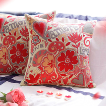 Swedish Ekelund All-cotton Hug Pillow Romantic Rose Back Cushions Office Waist Pillow Festive Wedding Gifts