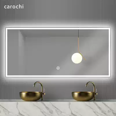 led luminous mirror sink vanity mirror smart mirror touch screen cosmetic room anti-fog mirror smart bathroom mirror