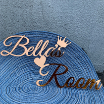 Creative Custom Tea Color Coffee Color Mirror Wedding Name Card Letters Card Decorative signs Wedding Dresses Wedding