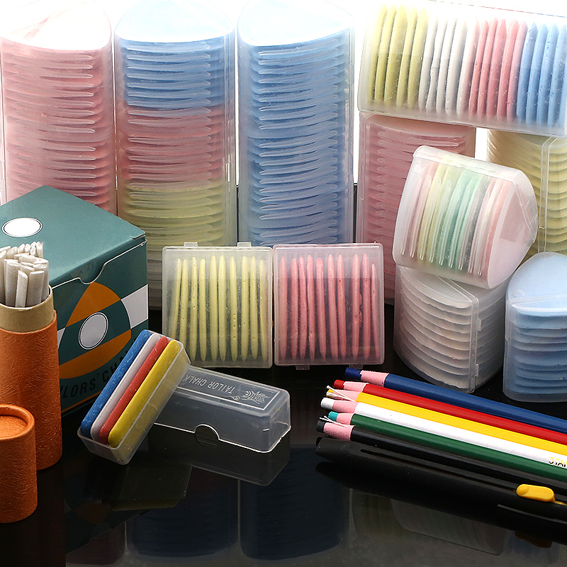 Color drawing powder Clothing cutting drawing powder chalk white tailor drawing powder Cutting clothing invisible waxy feeling scribing pen