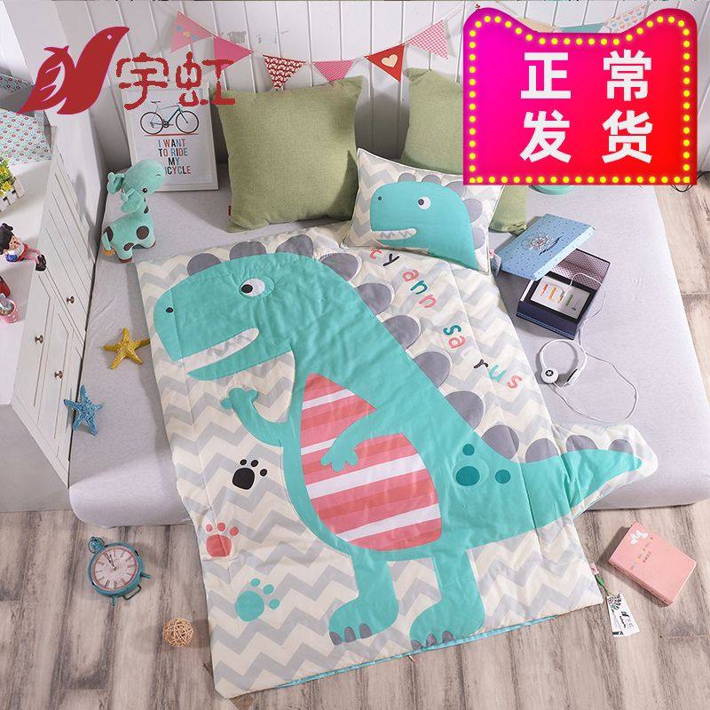 Yuhong children's cotton summer cool quilt Air conditioning quilt Pure cotton washable four seasons quilt Baby cotton kindergarten quilt