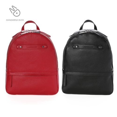 Mandarina Duck/Итальянский сериал Classic Fashion Casual Cowhide рюкзак