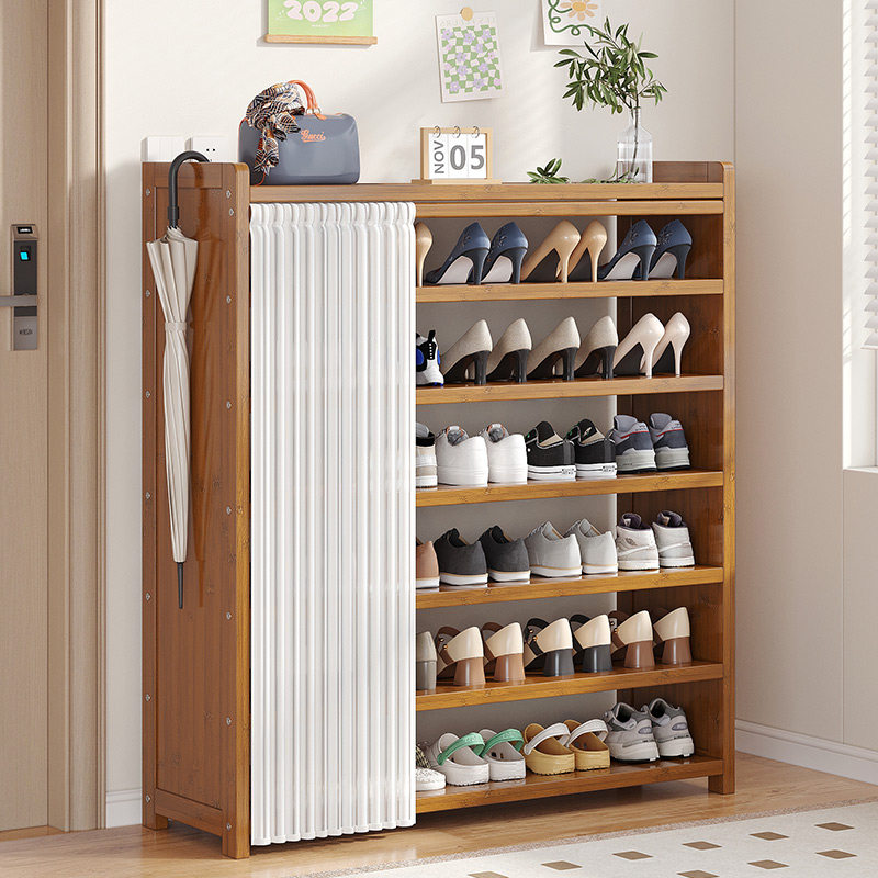 Shoe rack Home doorway Multi-layer dust-proof shade Easy contained Divine Instrumental Province Space Room Good-looking Rental Room With-Taobao