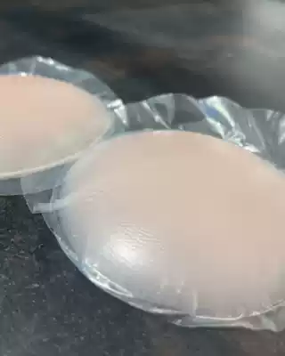 Professional dance clothes anti-light chest stickers female summer thin breathable milk stickers