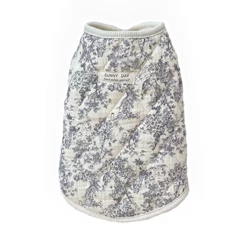 Хлопковый стеганый марлевый милый жилет без рукавов, удерживающий тепло шнурок-держатель