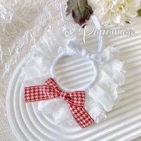 Красный чокер из жемчуга