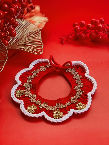 Трикотажный шарф, шерстяной чокер, слюнявчик, аксессуар, брендовый нагрудник