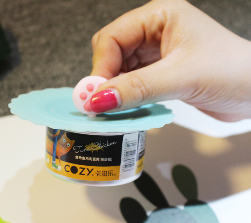 Can lid, insect-proof bowl lid, silicone cat food lid, snack sealing lid, high temperature resistant silicone pet bowl