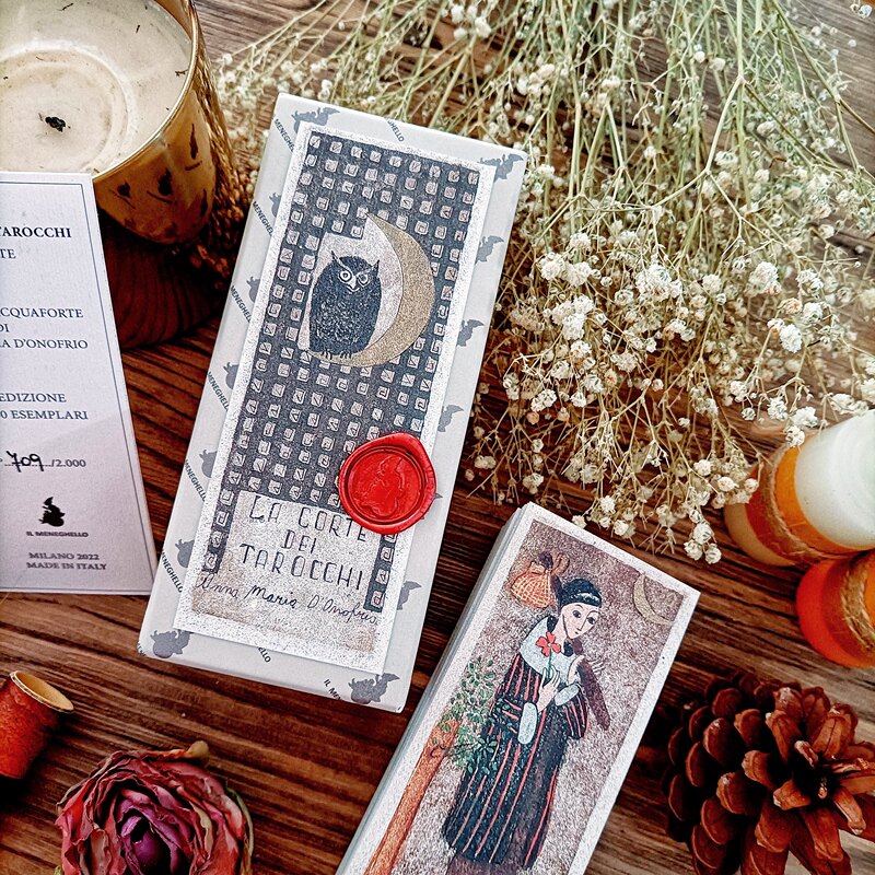 In Stock Italian Menegro Lacorte Dei Tarocchi Court Tarot Deck 78 Cards Marseille