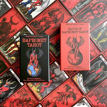 In Stock Blood of Bafhomet Tarot Blood of Baphomet Tarot Cards Travis New Work