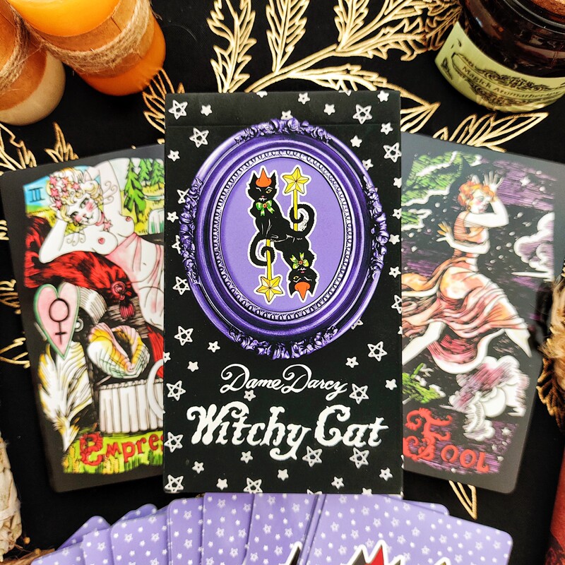 In Stock Dame Darcy Witchy Cat Tarot 78 Cards In Stock Dame Darcy Witchy Cat Tarot 78 Cards