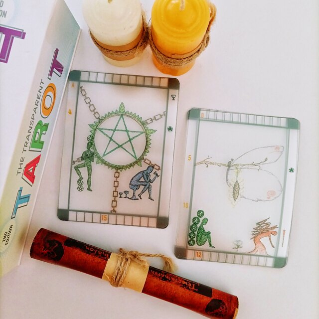In Stock Emily Carding the Transparent Tarot Transparent Tarot Cards Pvc Cards