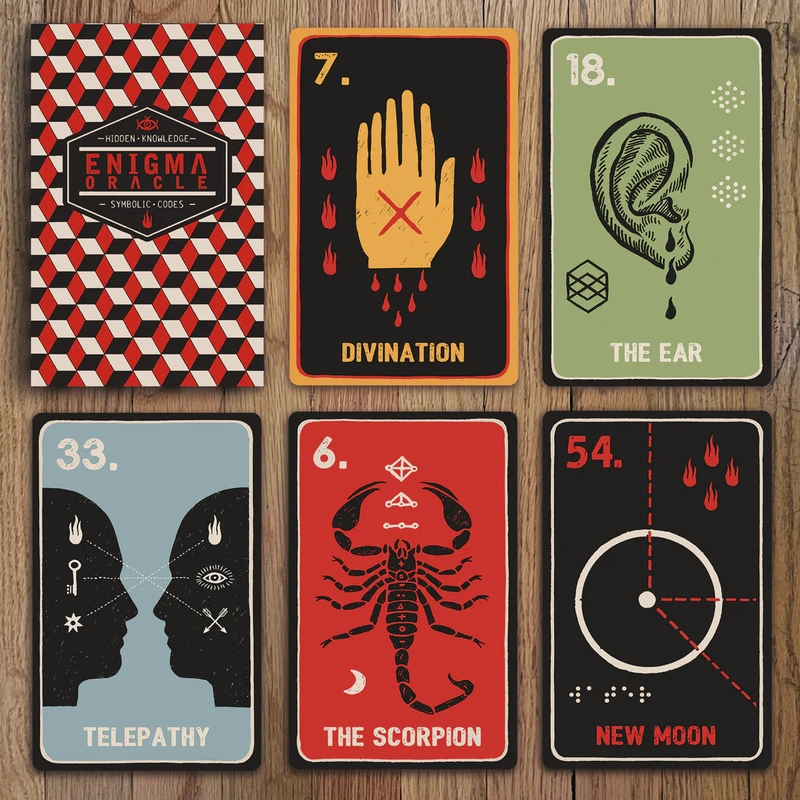 New Enigma Oracle New Edition Mystery Mind Cards 63 Cards/Produced by Daniel Martin Diaz