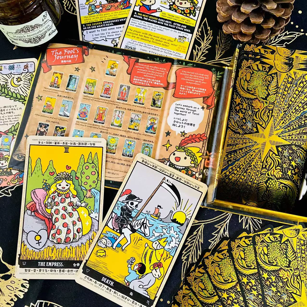 Spot Yuru Tarot Полный набор версия 78 фото Вит Таро Китай Эксклюзив