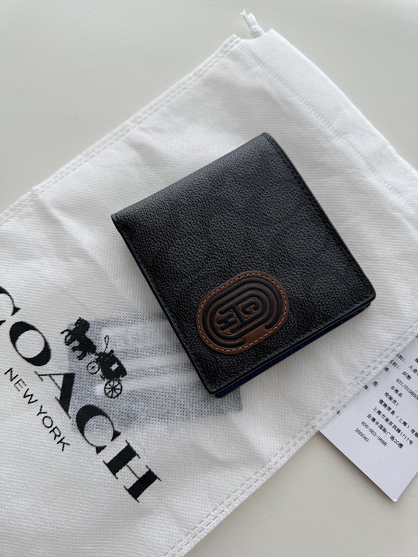 Coach Wallet Men's Card Holder Fashionable Trendy Versatile Casual Wallet Card Holder