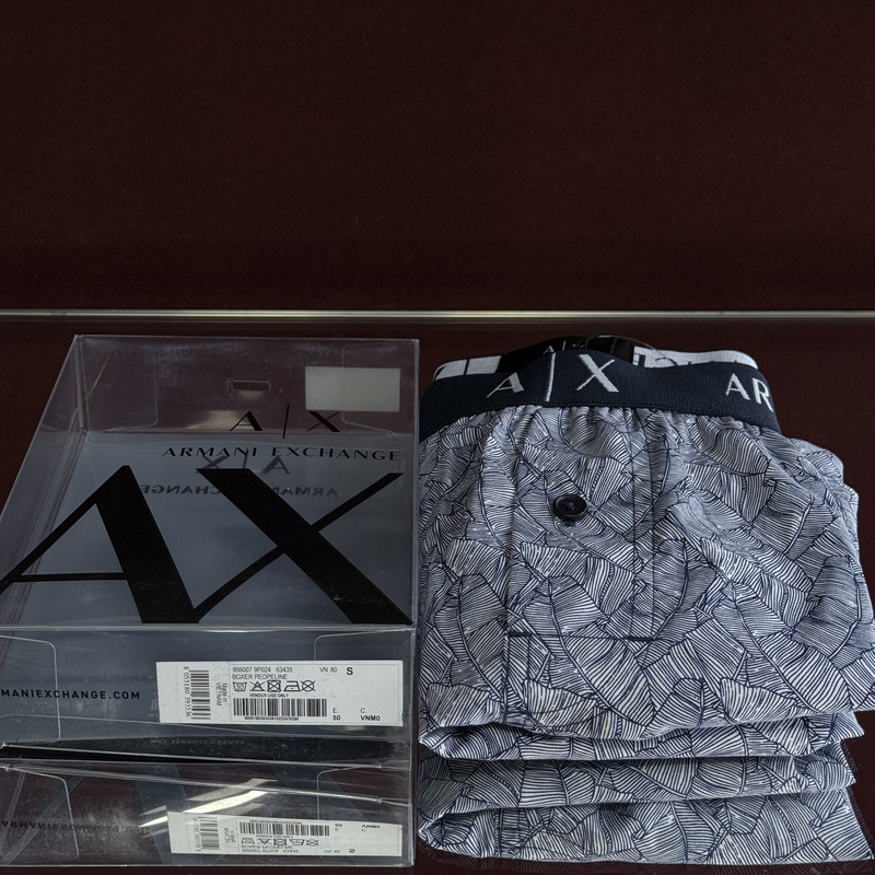 Ax Armani Men's Underwear Pure Cotton Home Boxer Briefs Inner Shorts Men's Style Ax Armani Men's Underwear Pure Cotton Home Boxer Briefs Inner Shorts Men's Style