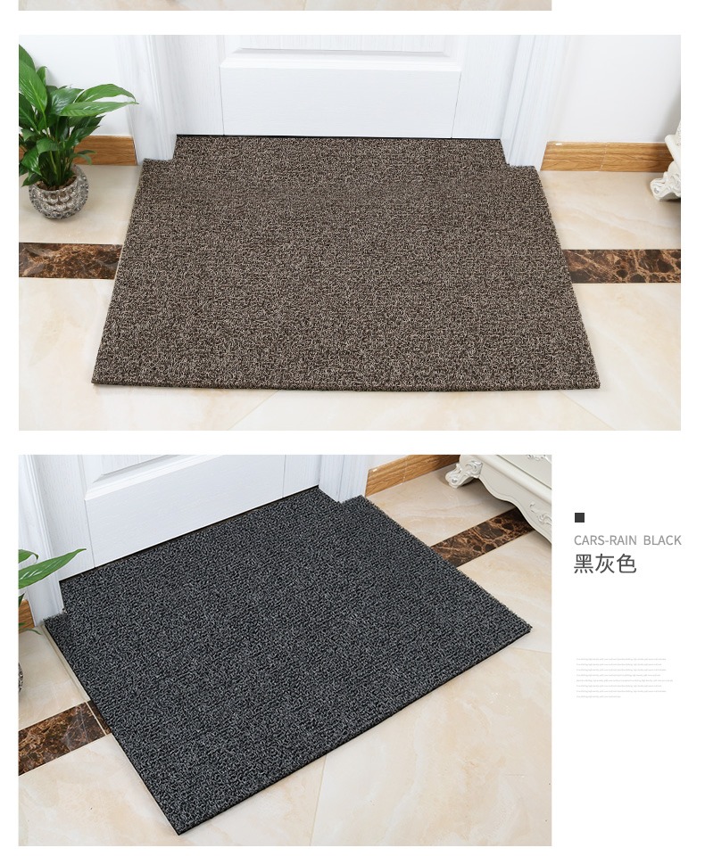 Tuỳ chỉnh dây bao vây pad lối vào thảm chùi chân nhà cửa đến thảm sàn phòng khách thảm bụi nhựa thảm không trơn trượt có thể được cắt - Thảm sàn thảm xốp xpe