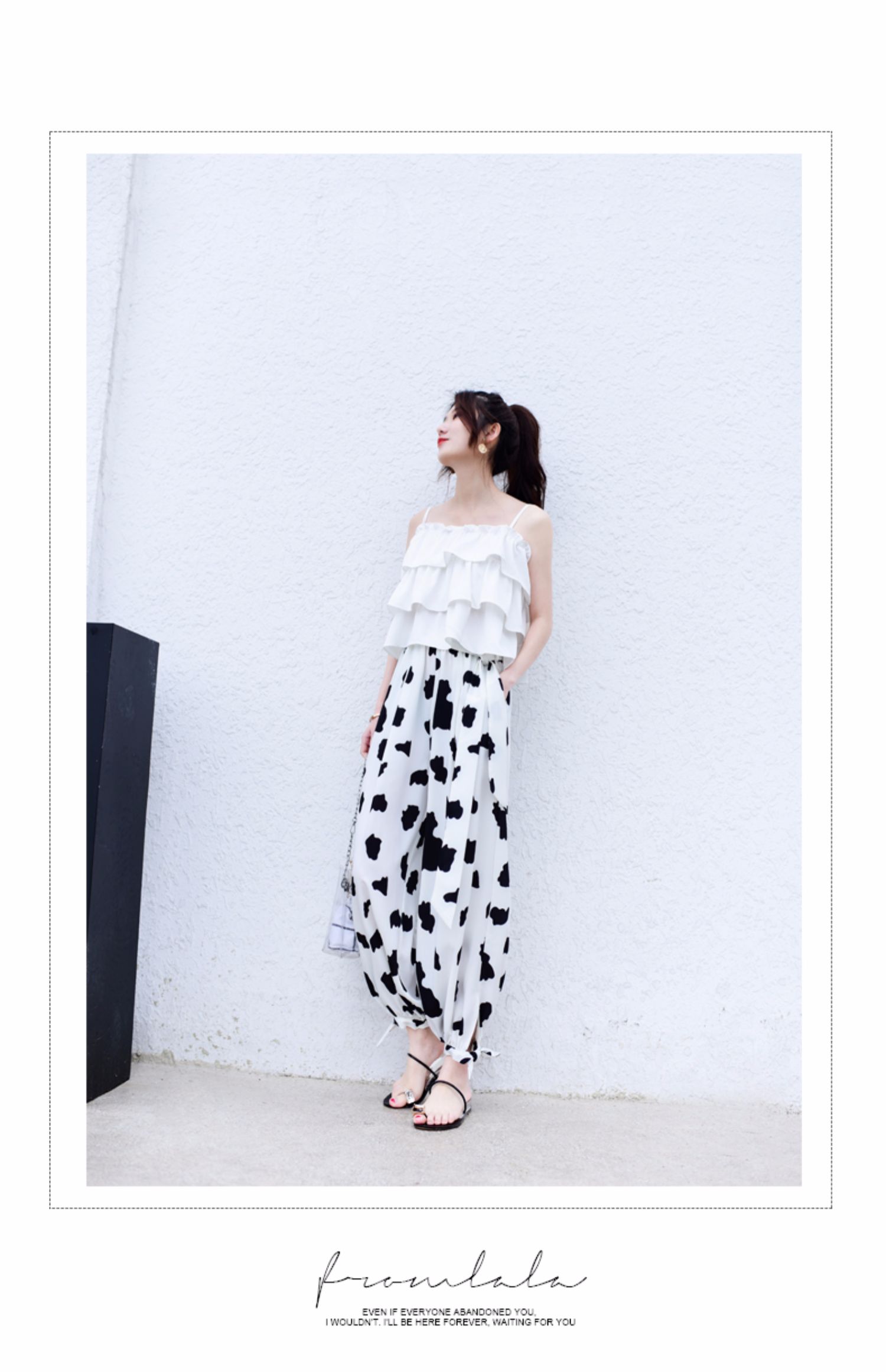 Quần cạp cao nữ mùa hè 2019 mới nghỉ lễ buông thả cà vạt giản dị 9 điểm quần ngoại quần mỏng mỏng hậu cung - Quần Harem quần lót lông
