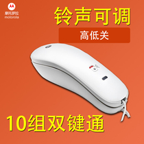 Motorola CT50 wall-mounted telephone hanging wall hanging wall-mounted large ring with rope incoming indicator light base machine