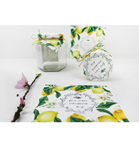 Mo Fei Honey Sichuan Bay Lemon Jam Bird's Nest Sealing Paper Cupie Wedding Wedding Baking Pudding Bottle Wrapping Paper