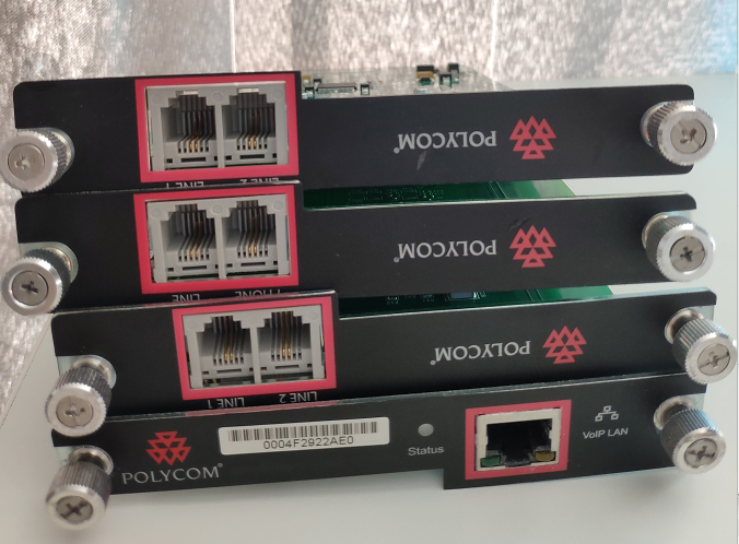 POLYCOM AUDIO PROCESSOR C8 C12 C16 TEL1 TEL2 BOARD