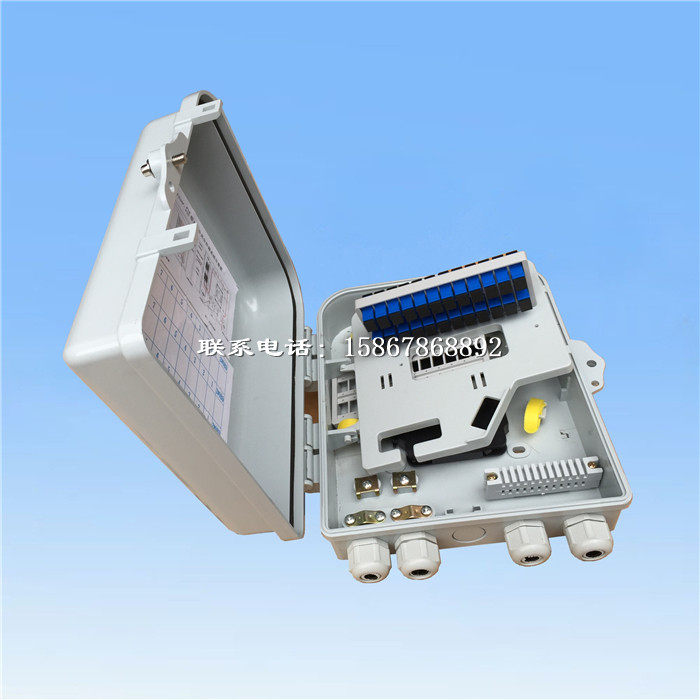24 FTTH24 core optical fiber splitting box sub-fiber box indoor 24 core optical cable sub-slim box wiring box branching box